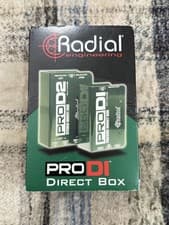 Radial Engineering ProDI Passive Direct Box DI Guitar Bass XLR Analog Green