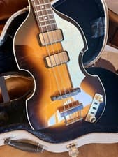 NEW Hofner HCT-500/1-CV CONTEMPORARY CAVERN BEATLE BASS VINTAGE LOOK & HARD CASE