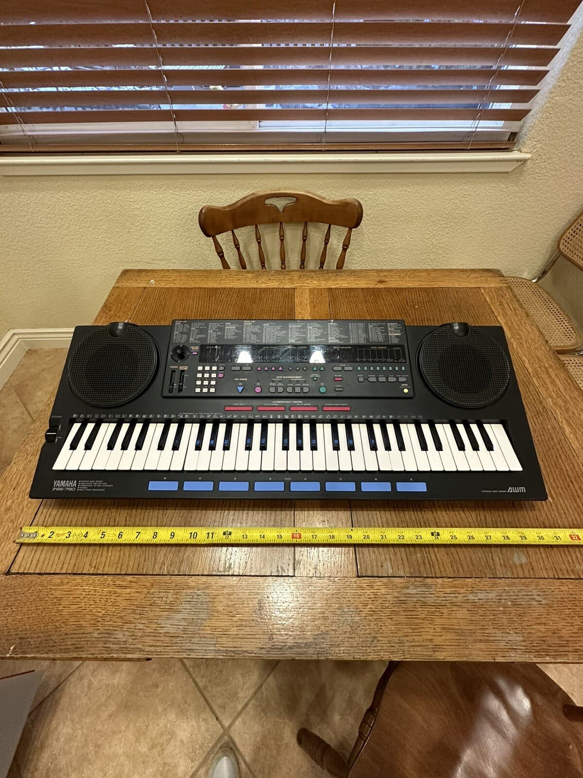 Yamaha PSS-790 Midi digital piano keyboard synthesizer Advanced Wave Memory AWM