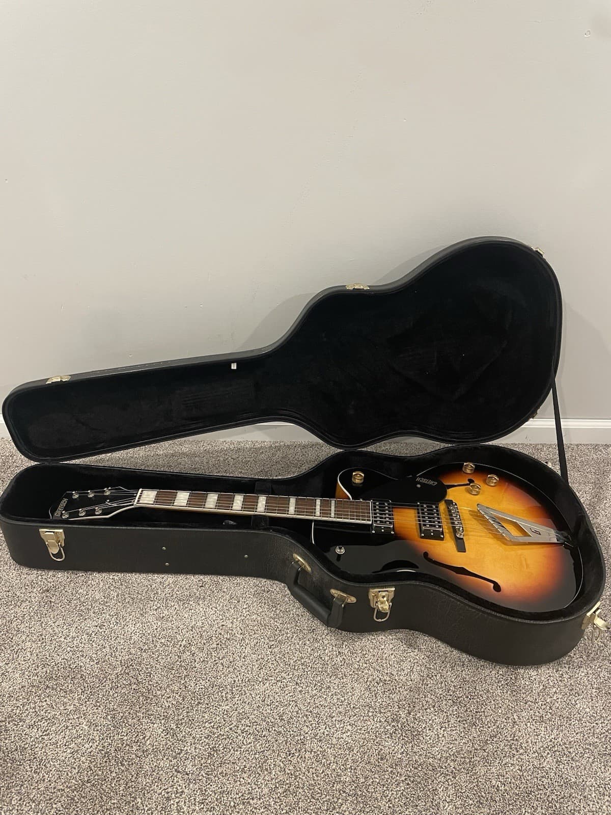 Gretsch Streamliner G2420 Electric Guitar Aged Brooklyn Burst - With Hard case
