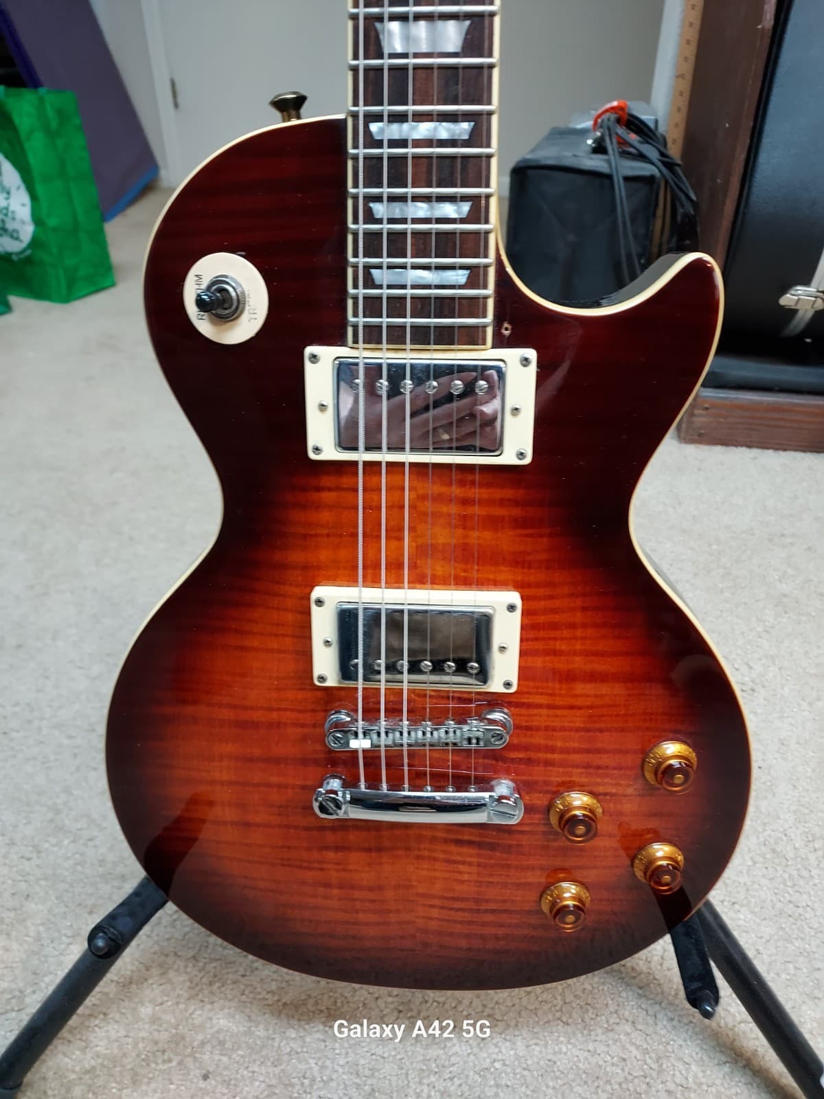 Epiphone Les Paul Standard 2002, hard shell case