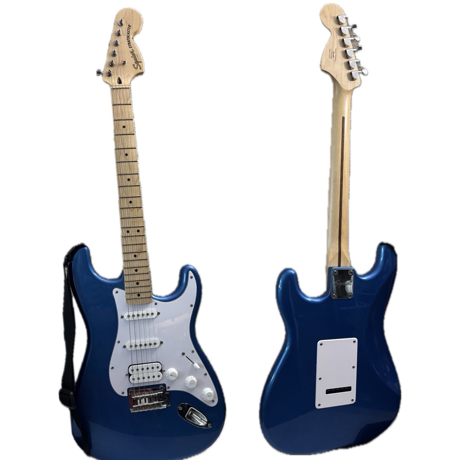 Squier Affinity Stratocaster HSS Electric Guitar Lake Placid Blue WORKS EUC