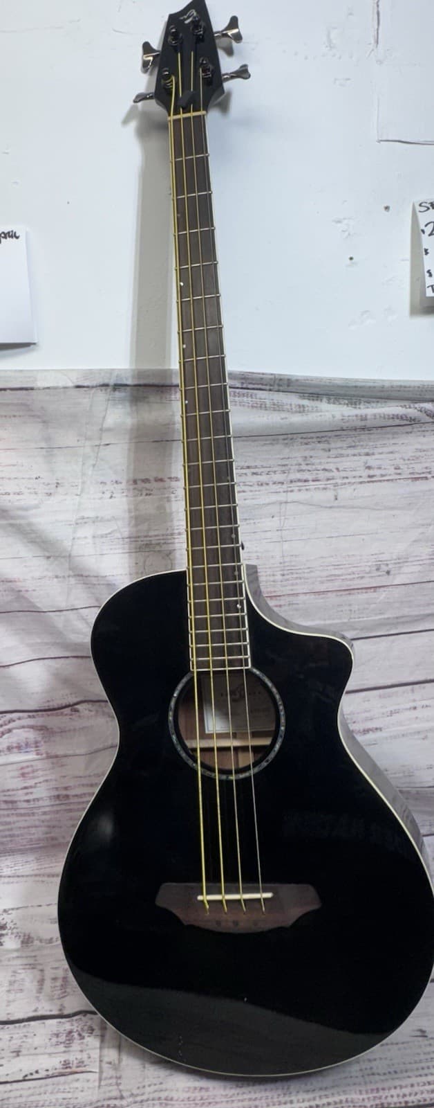Breedlove Atlas Series ABC25/SM4 Black 4 String Electric Guitar