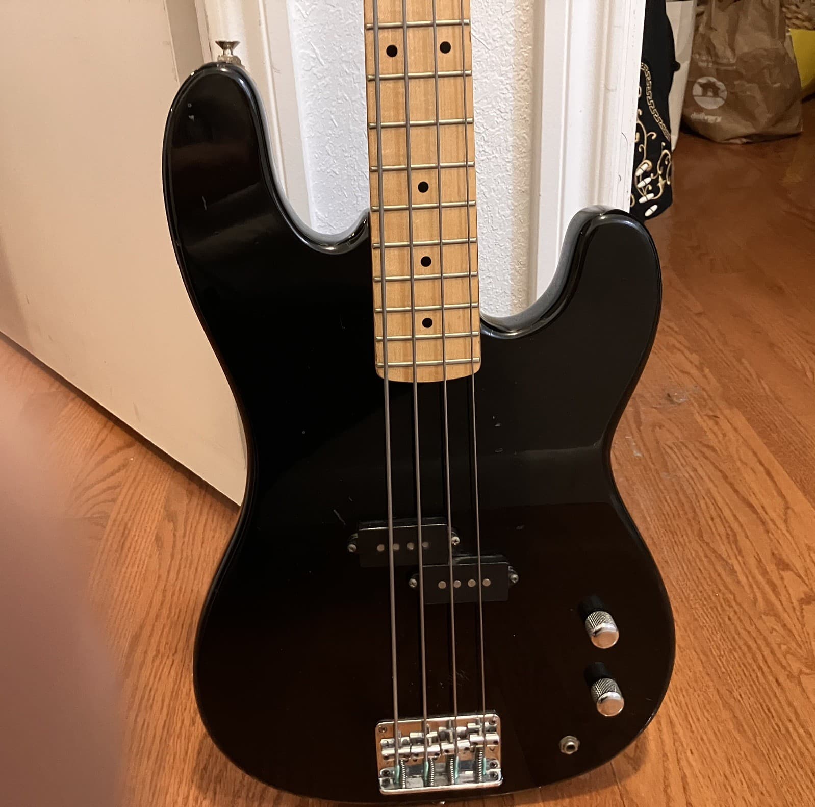 1989 Vintage Fender Squier II Precision Bass MIK Korea Maple Neck P