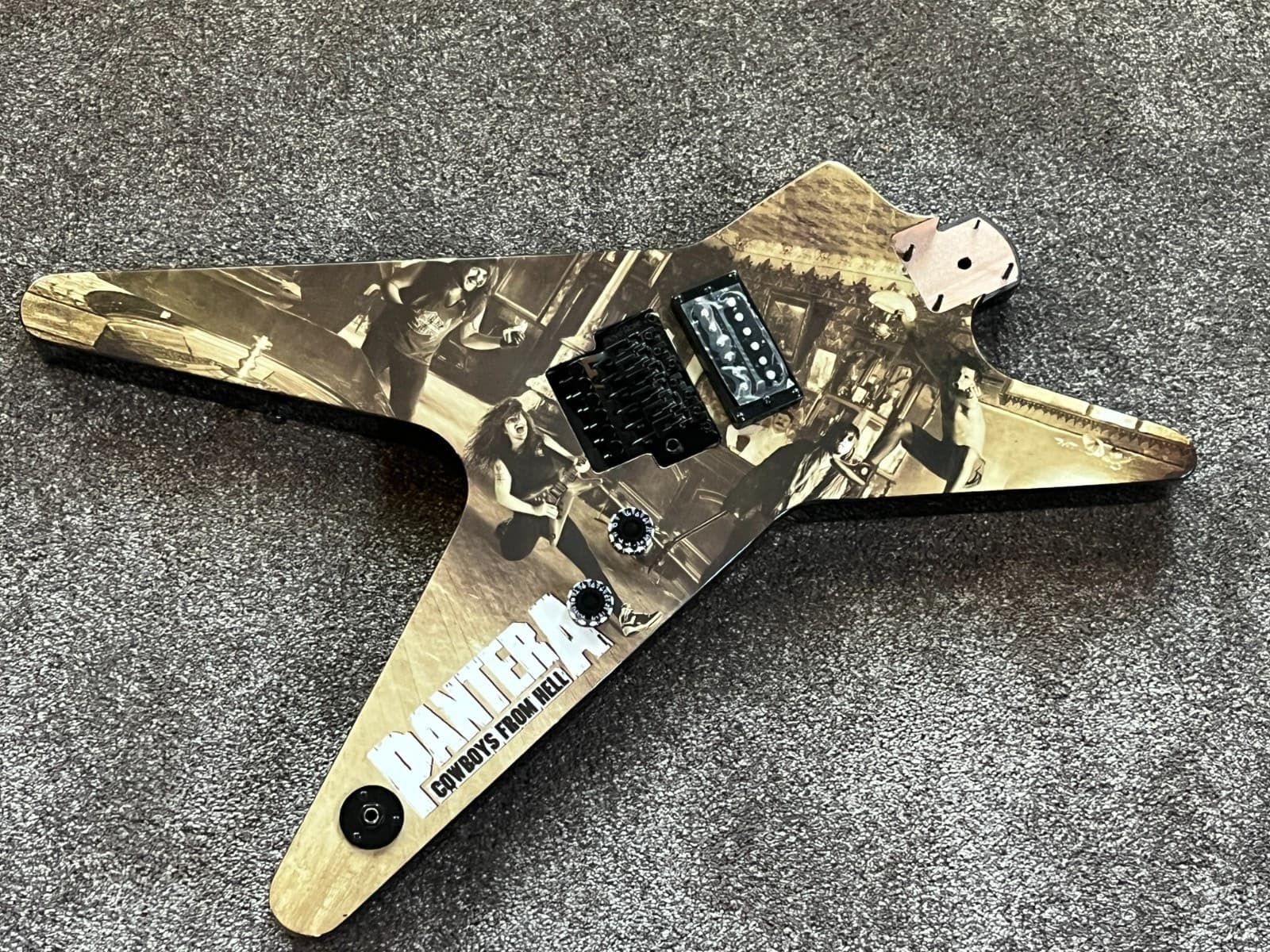 Dean Dimebag Pantera Cowboys From Hell ML guitar body loaded