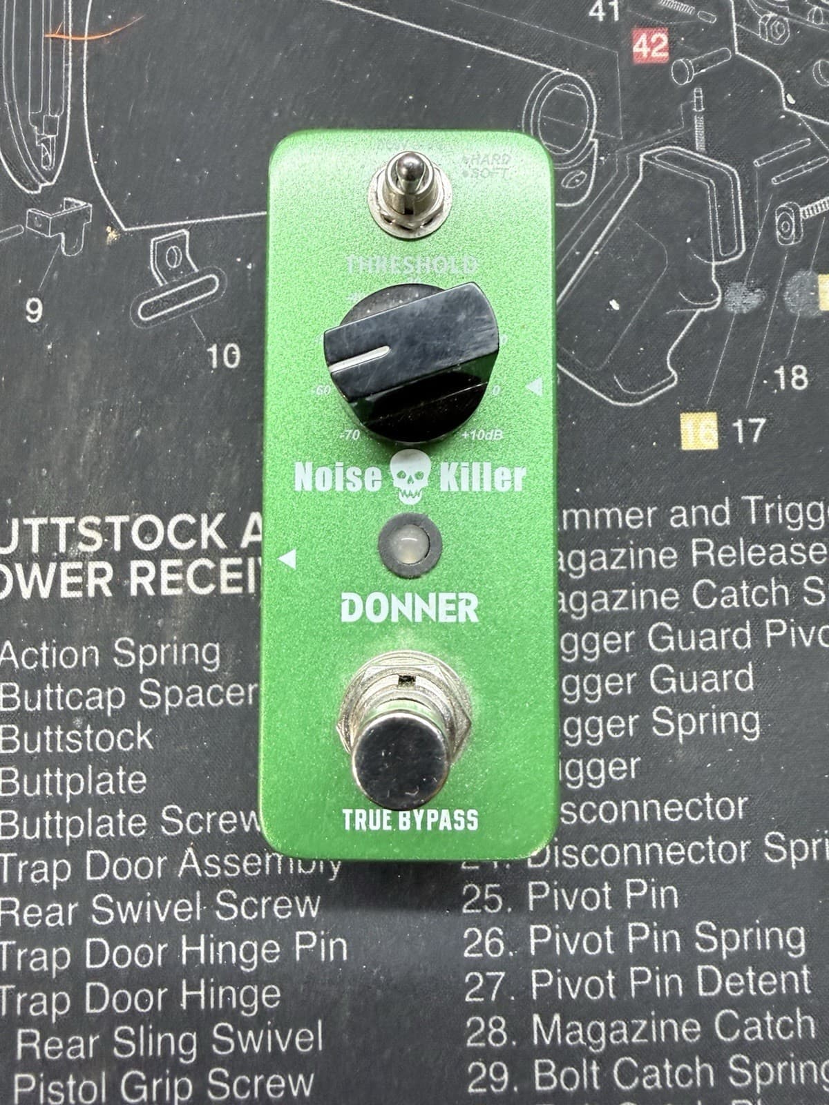 Donner Noise Killer Noise Gate Analog Guitar Effects Pedal for Electric Guitar