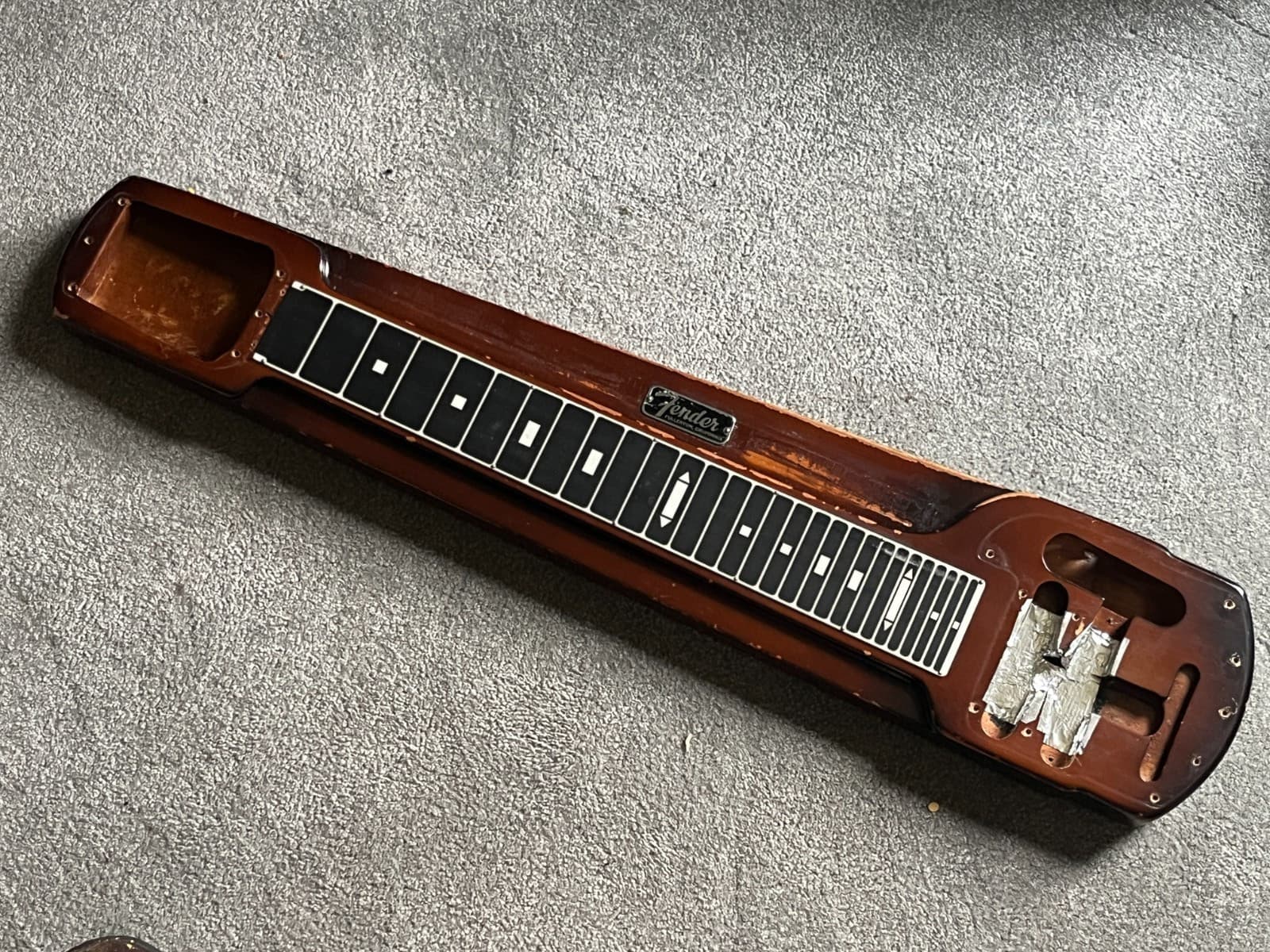 1950s Fender Stringmaster Deluxe 6 string guitar body steel console