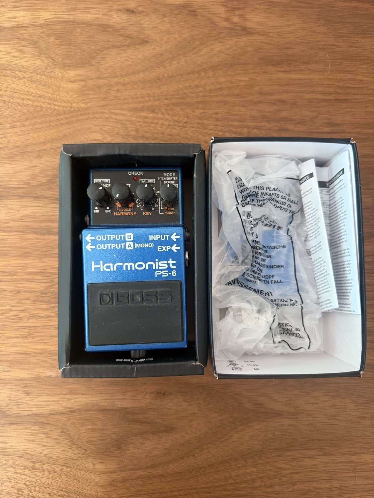 Boss PS-6 Harmonist Pitch Shifter Detune Harmony Guitar Effects Pedal Electric