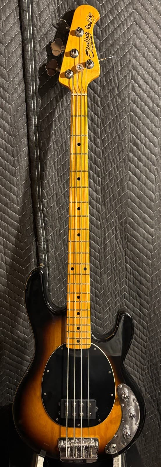 Music Man Sterling Ray34CA Bass Sunburst Mint Rare Maple Neck 2011-2017