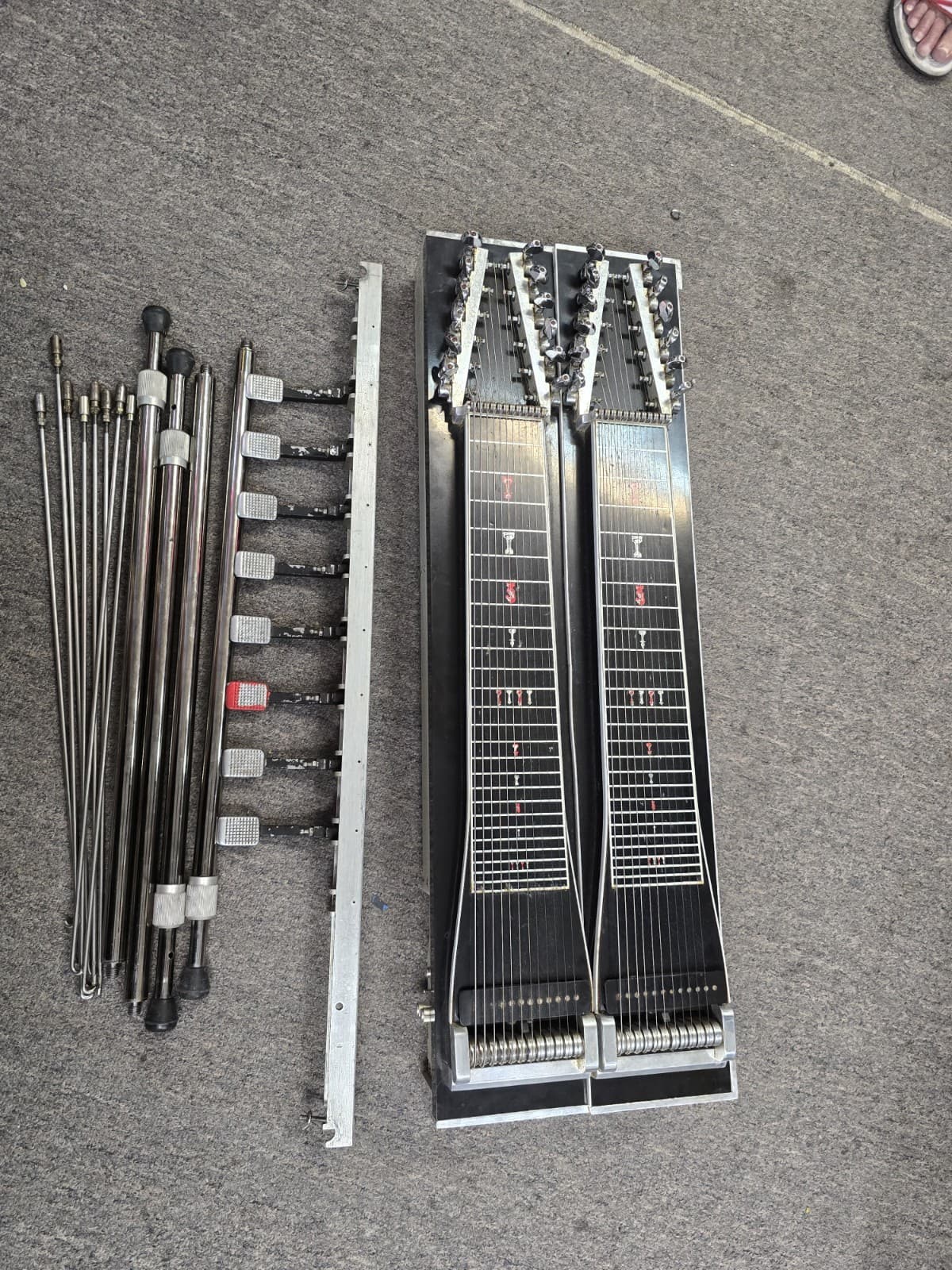 Vintage MSA Classic Pedal Steel Guitar Eight Pedals Needs Love.