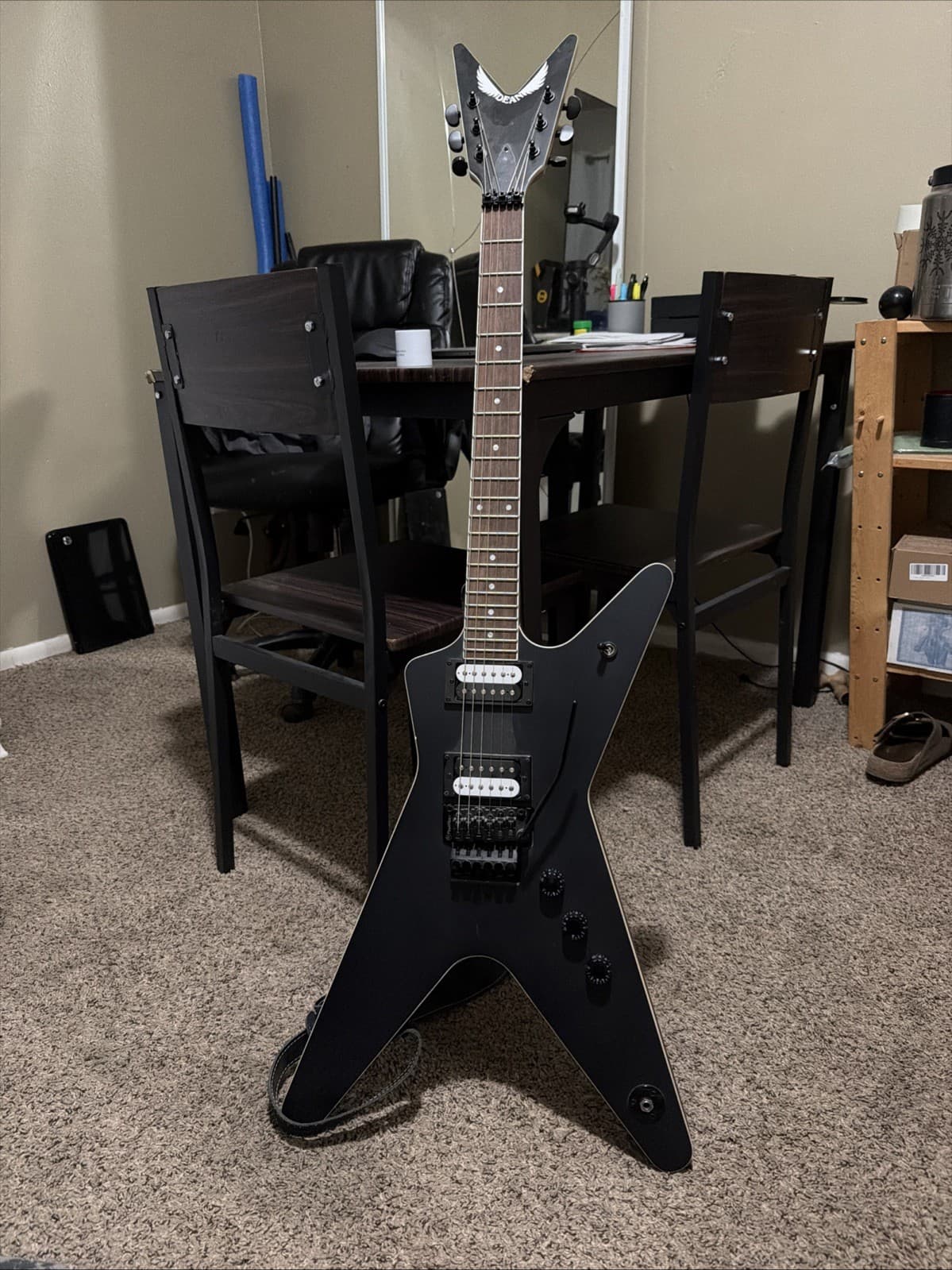 Dean ML Select Classic 6-String Electric Guitar - Black (ML SEL CBK)