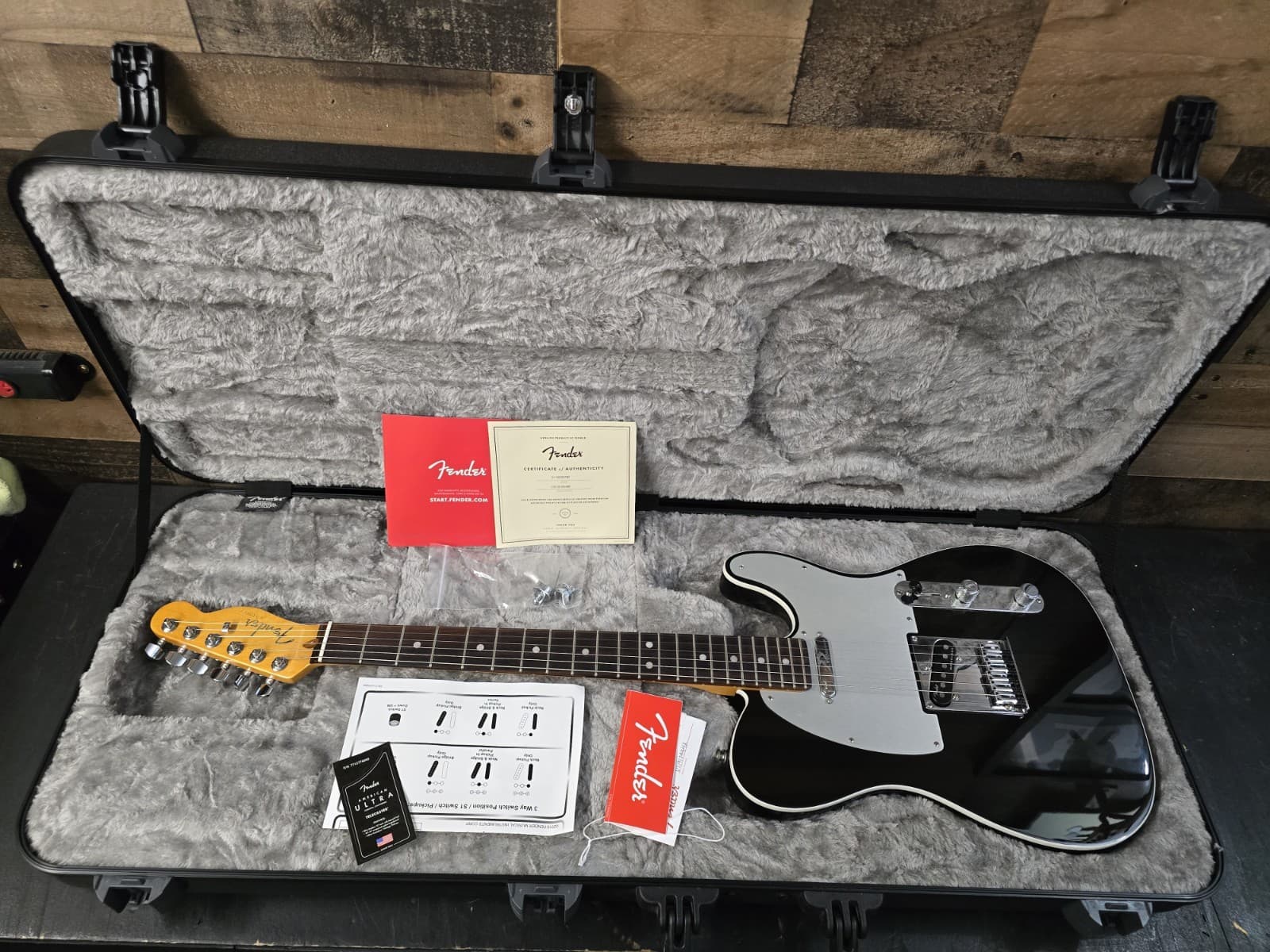 2018 Fender American Ultra Telecaster Electric Guitar - Texas Tea, W/Ohsc
