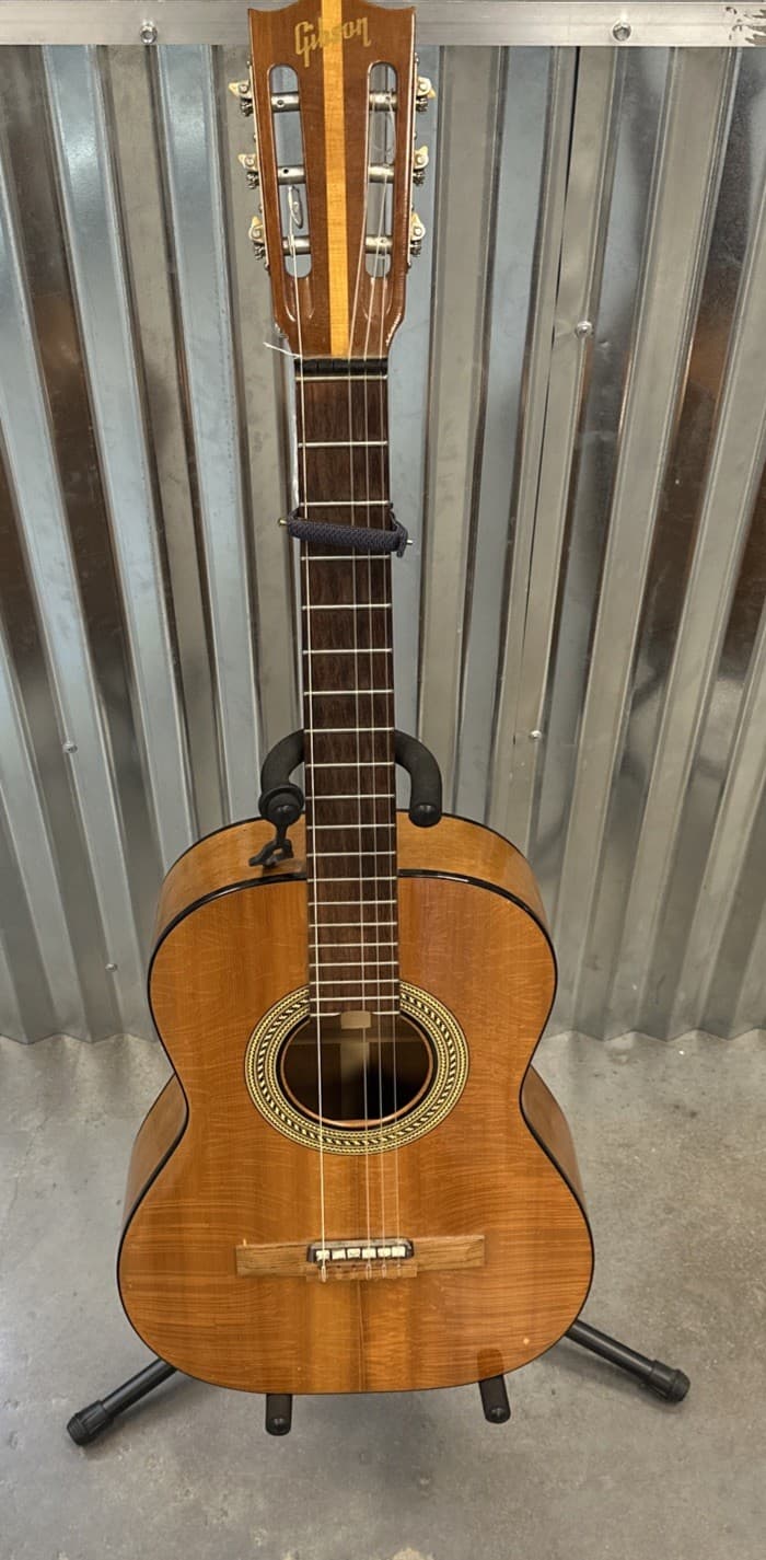 Vintage Gibson Acoustic Electric Guitar & Case Model C-1E Classic