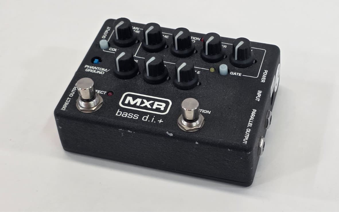 MXR bass d.i.+ Analog Distortion DI Effects Pedal for Bass Guitar, Distortion DI