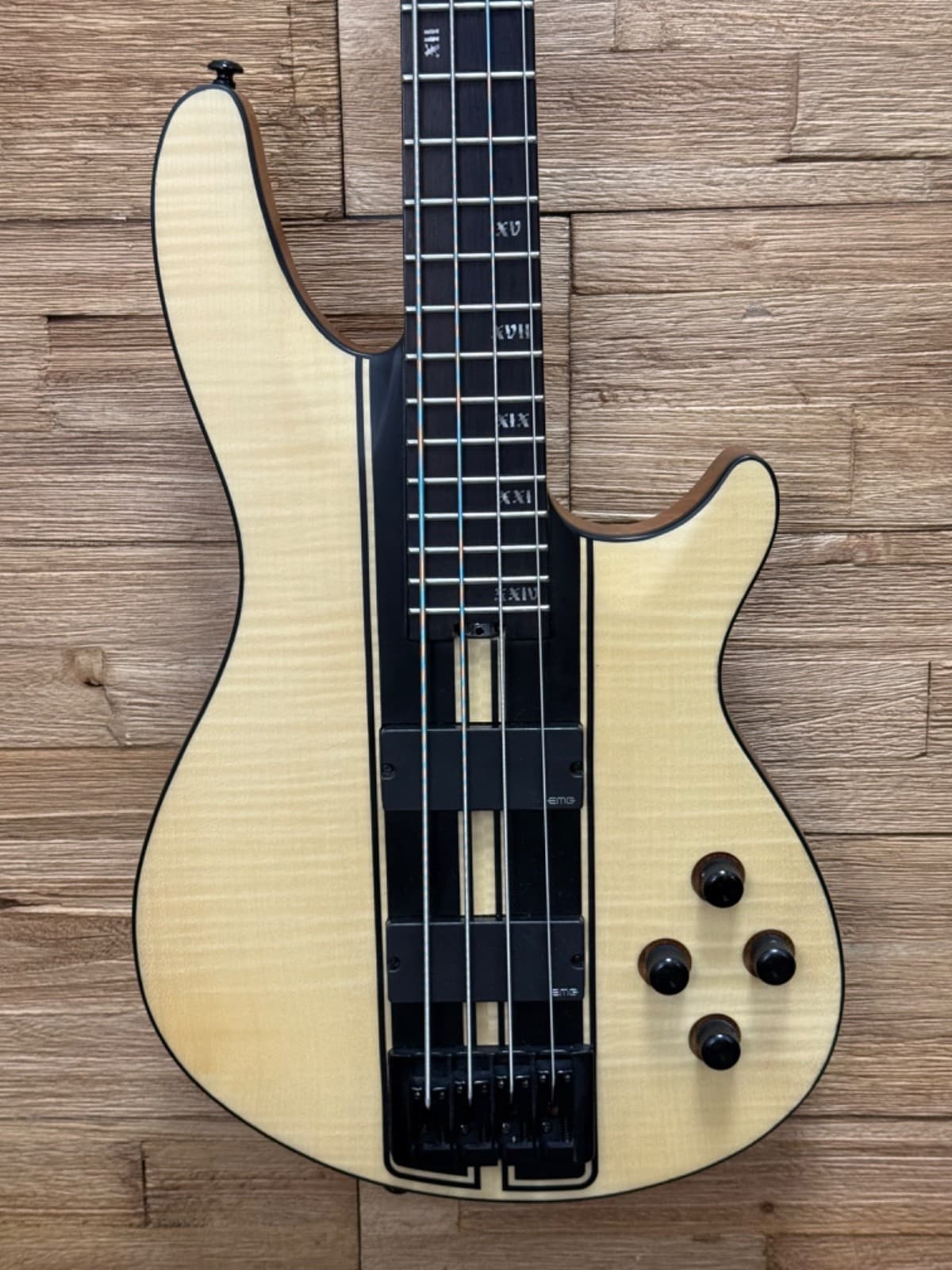 Schecter C-4 GT 4-String Active Bass 2021 w/EMG's -Satin Natural- 8lbs 9oz