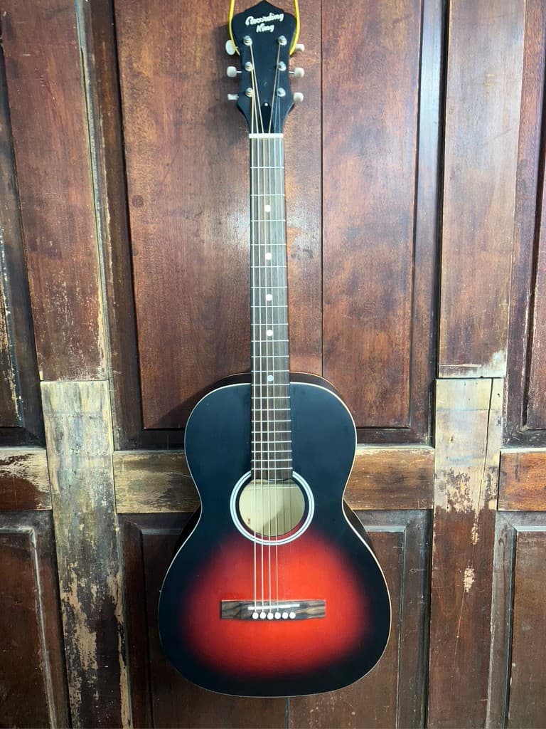 Recording King RPH-05 Solid Top Parlor Size Steel String Acoustic Guitar "0"