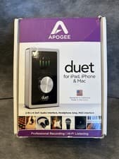 Apogee Duet Audio Music Interface iPhone iPad Mac Box Cables Books