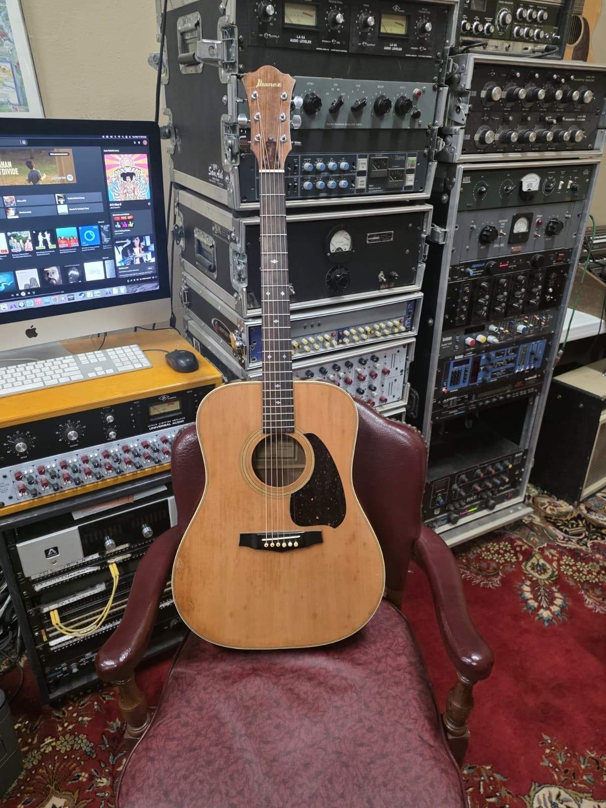 Ibanez Vintage S 300 Dreadnought Acoustic Guitar 1970s