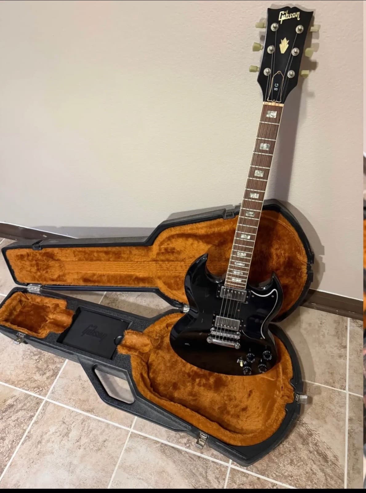 1987 Gibson SG Standard Electric Guitar - Ebony