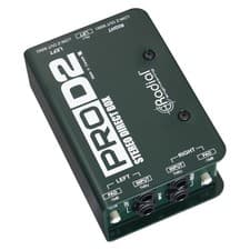 Radial Pro D2 2 Channel Passive Direct Box DI Box Channel Passive Injection Box