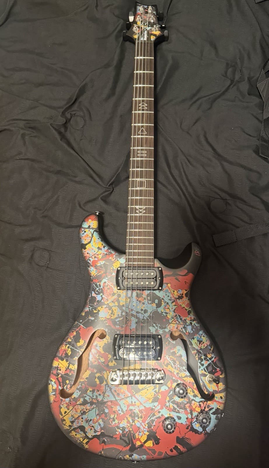 PRS SE Ed Sheeran Hollowbody I Baritone Guitar with Gig Bag Cosmic Splash