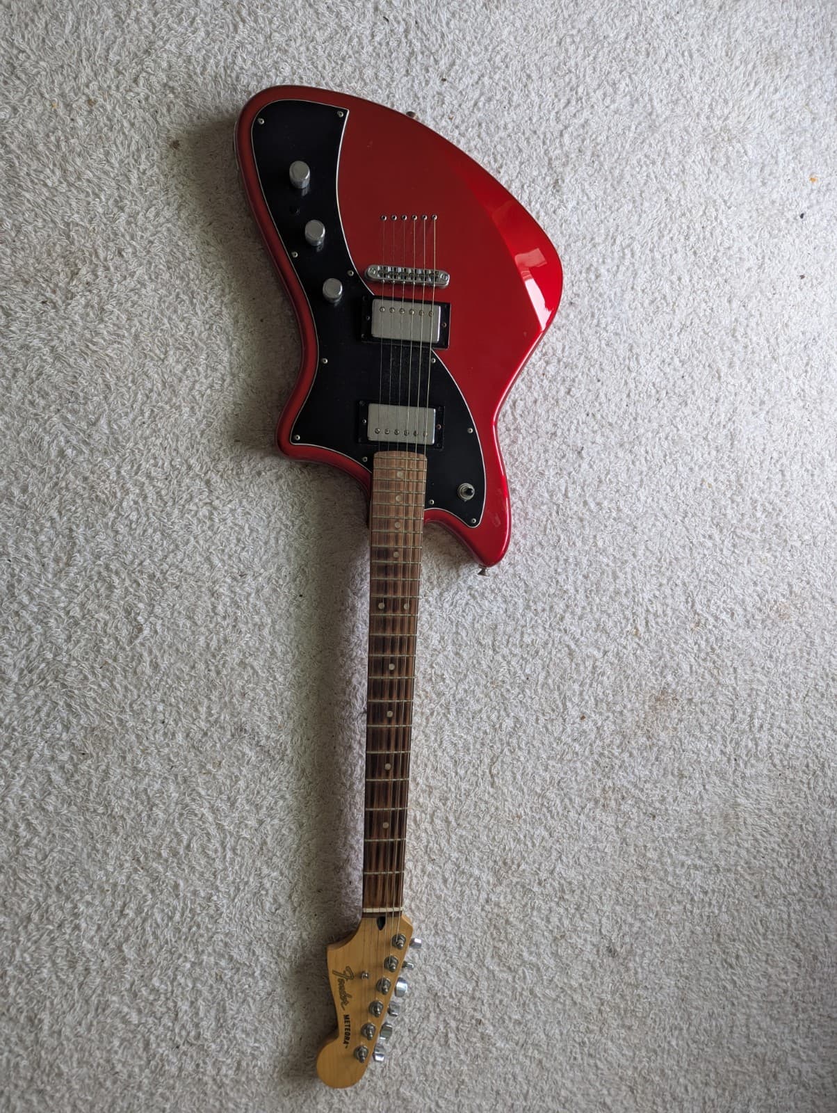 Fender Meteora Electric Guitar HH , Fiesta Red