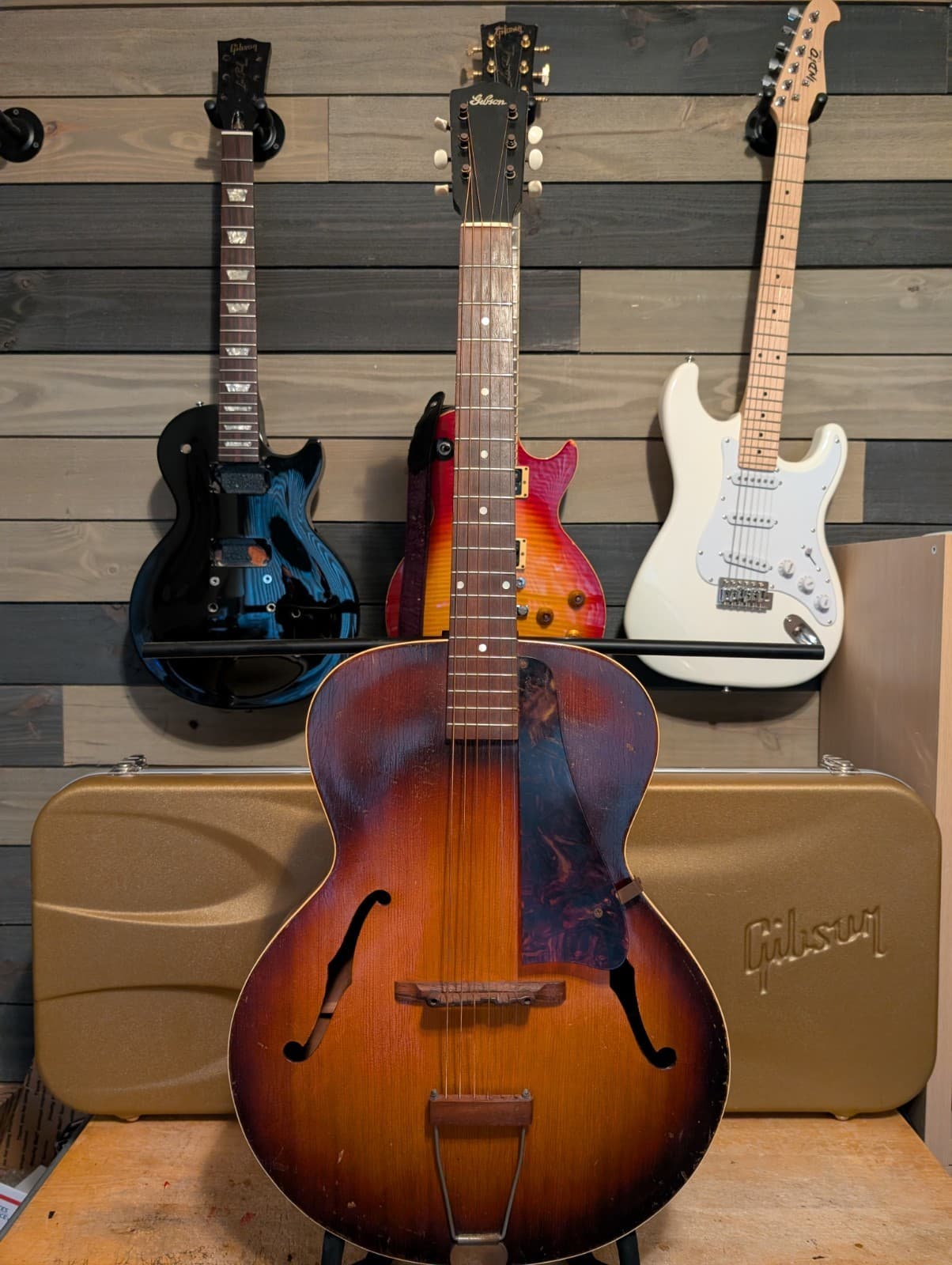 Gibson L-50 Archtop Acoustic Guitar Wartime Early 1940s Sunburst All Original