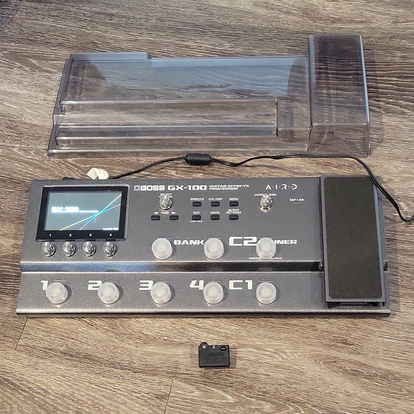 Boss GX-100 Guitar Effects Processor w/ Bluetooth Adapter, Covers, and Charger