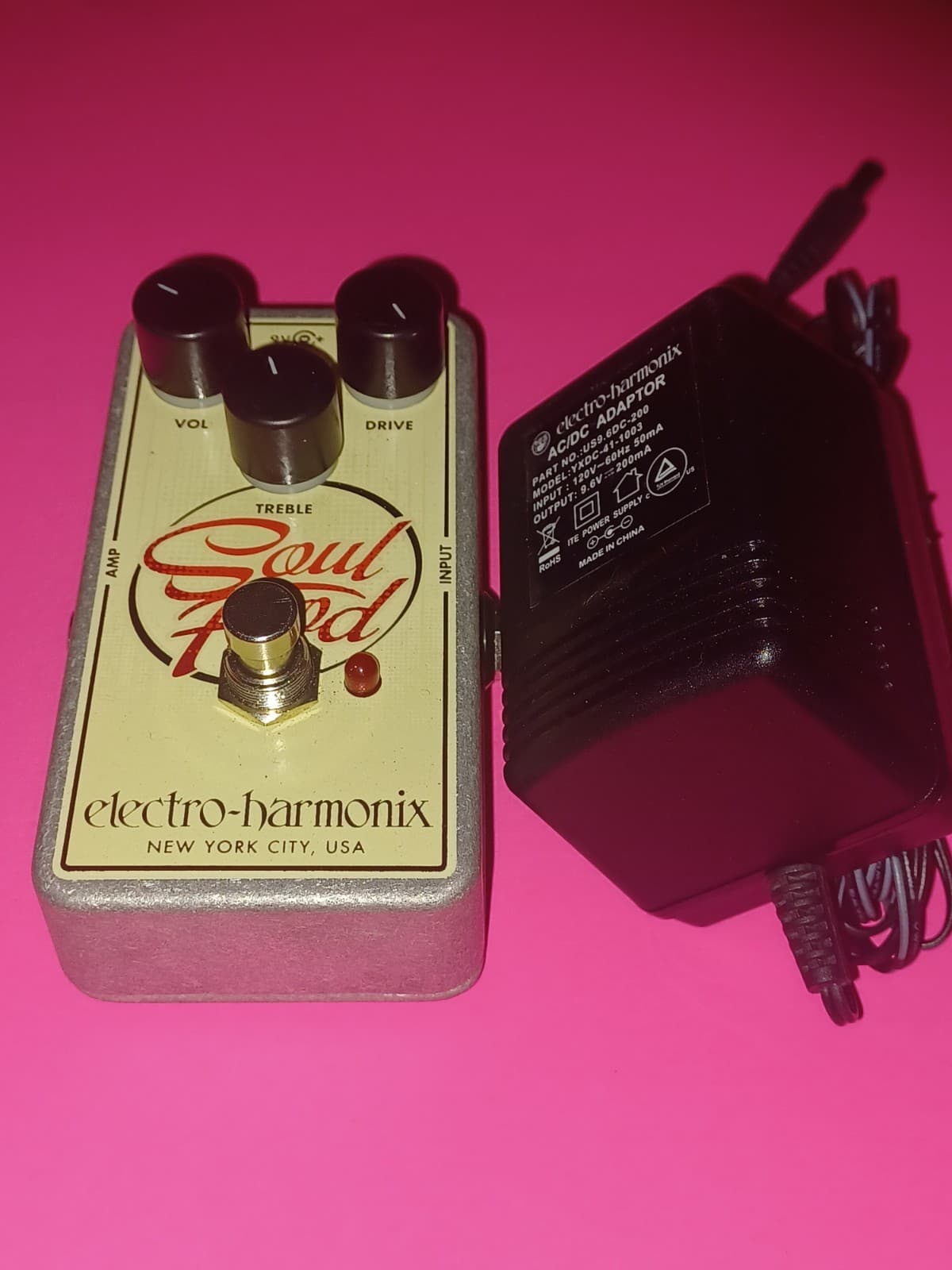 Electro-Harmonix Soul Food Distortion/Fuzz/Overdrive Guitar Effect Pedal