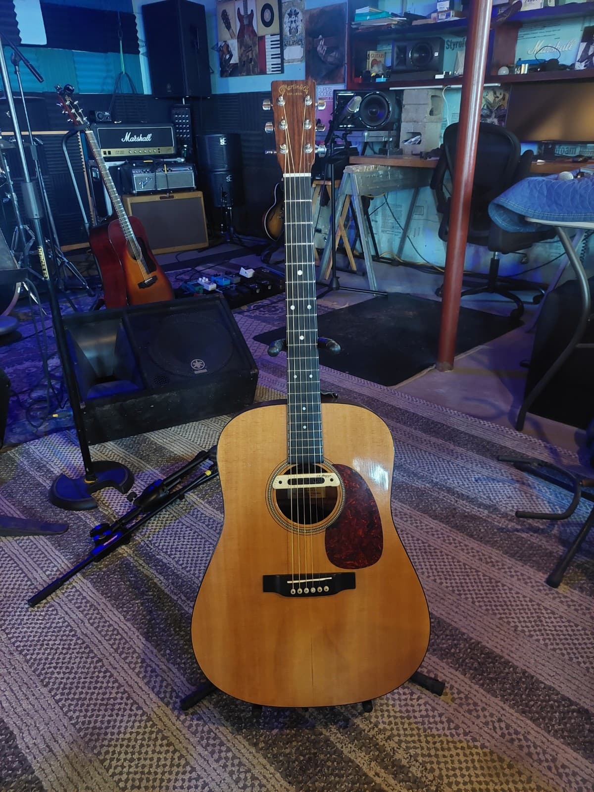 Martin D-16GT Dreadnought Acoustic Guitar 6 String Mahogany Natural w/ Case