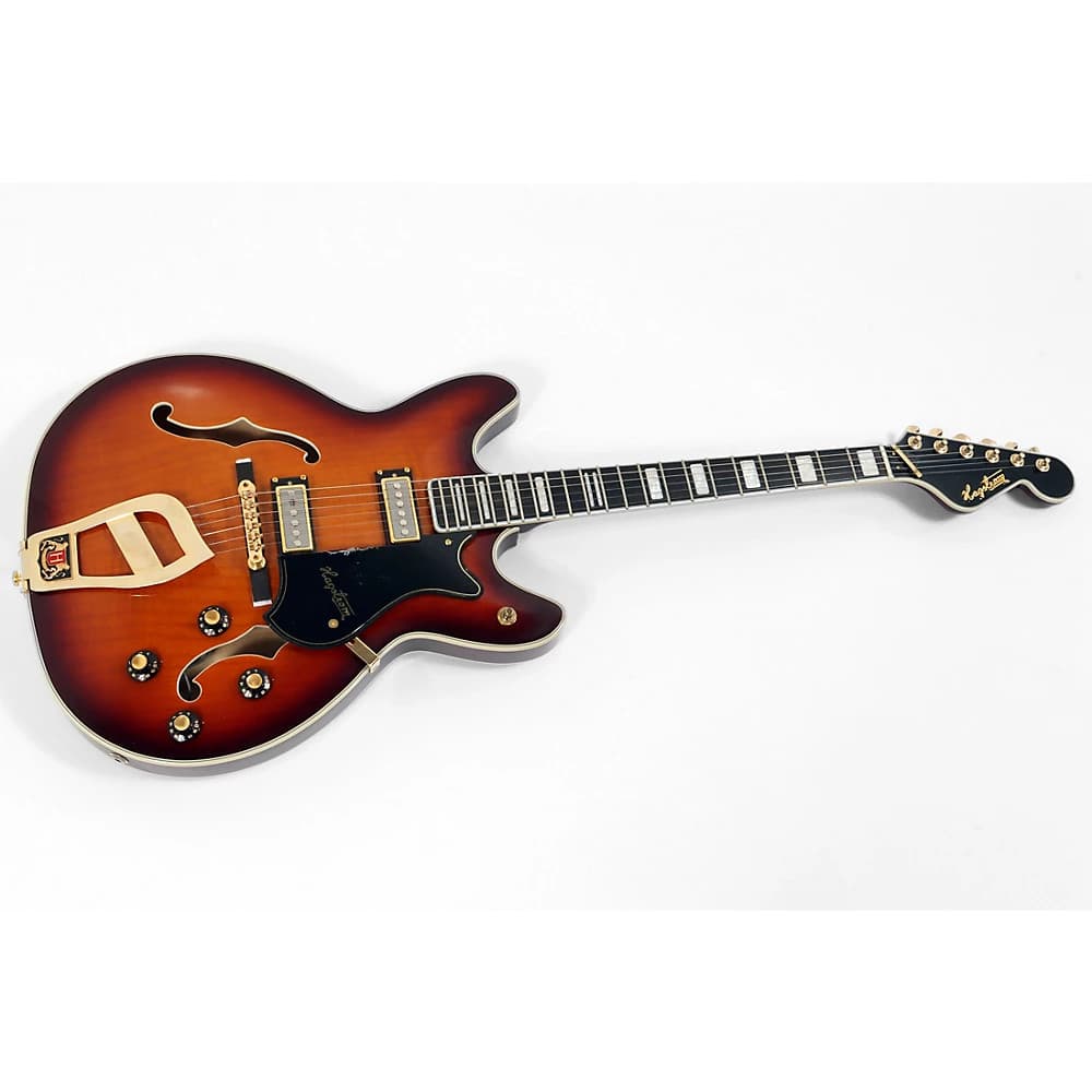 Hagstrom '67 Viking II LE Hollowbody Guitar Vintage Sunburst 197881102272 OB