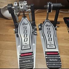 DW 9000 Series Double Bass Drum Pedal with Case