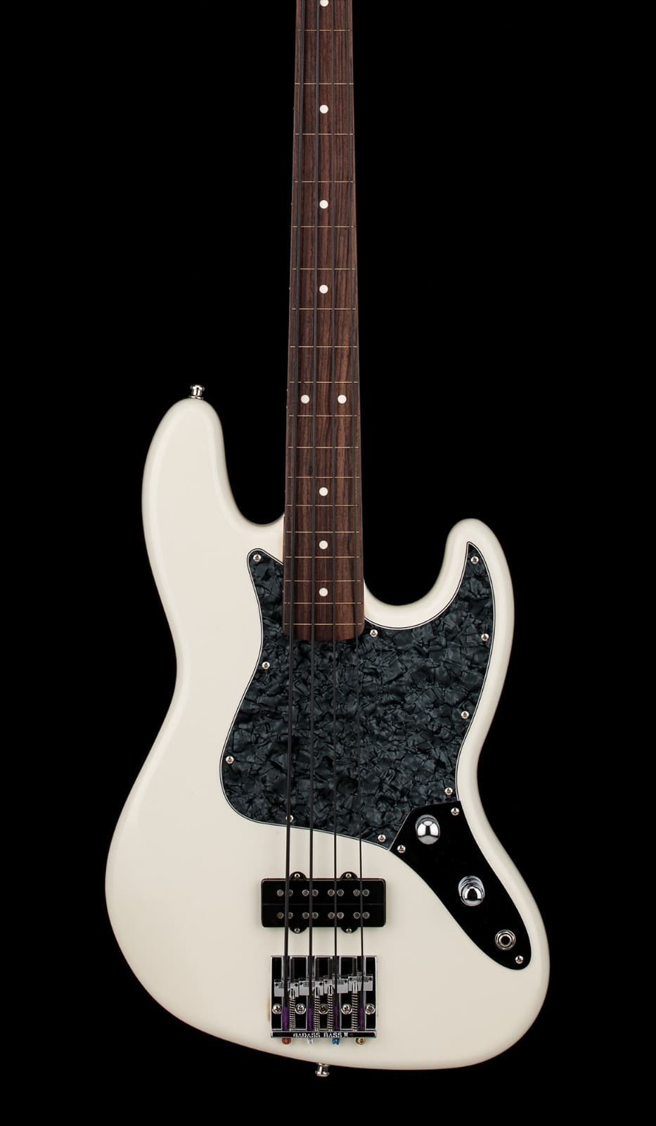 Modified Fender Modern Player Fretless Jazz Bass (2013) - Olympic White #26768