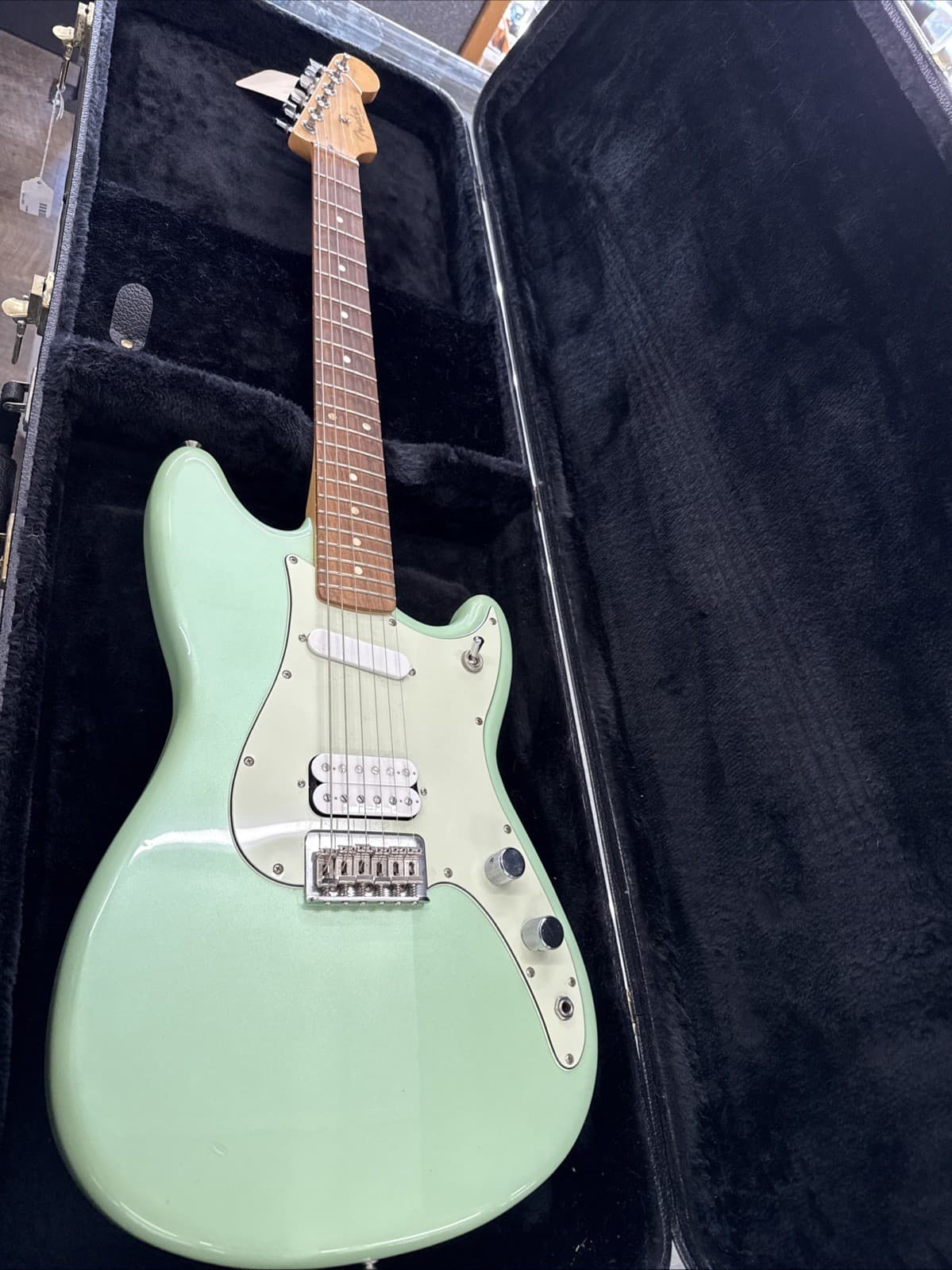 Fender Duo-Sonic HS 6 String Pau Ferro Electric Guitar - Surf Pearl Mexico