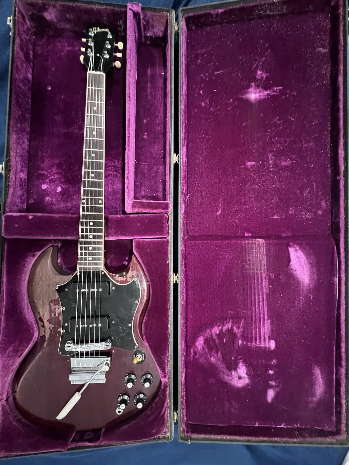 Gibson SG Special "Large Guard" p90s with Vibrola 1970 Cherry