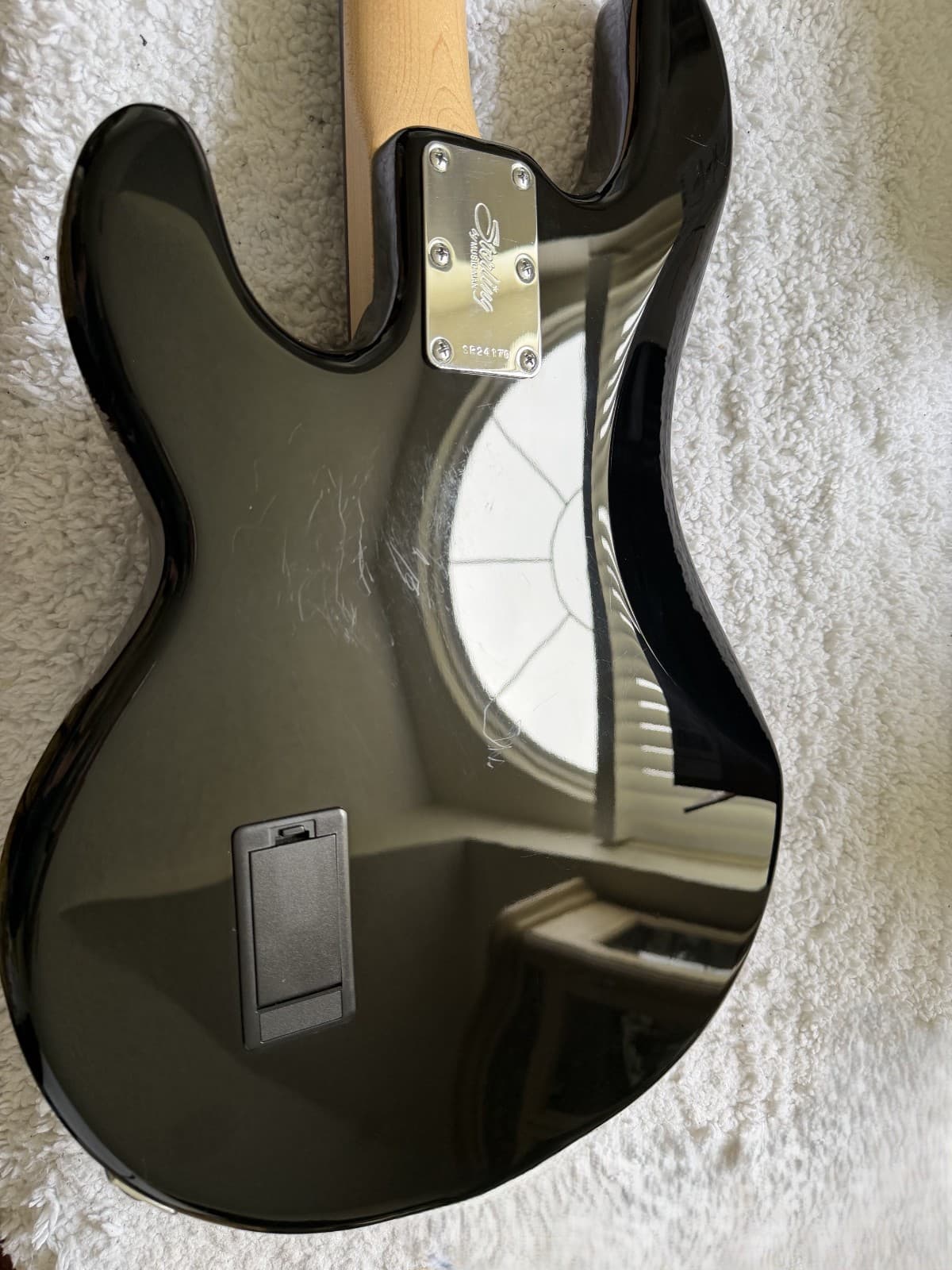 Sterling by Music Man StingRay RAY34 Electric Bass, Black 2018-Present W/Gig Bag