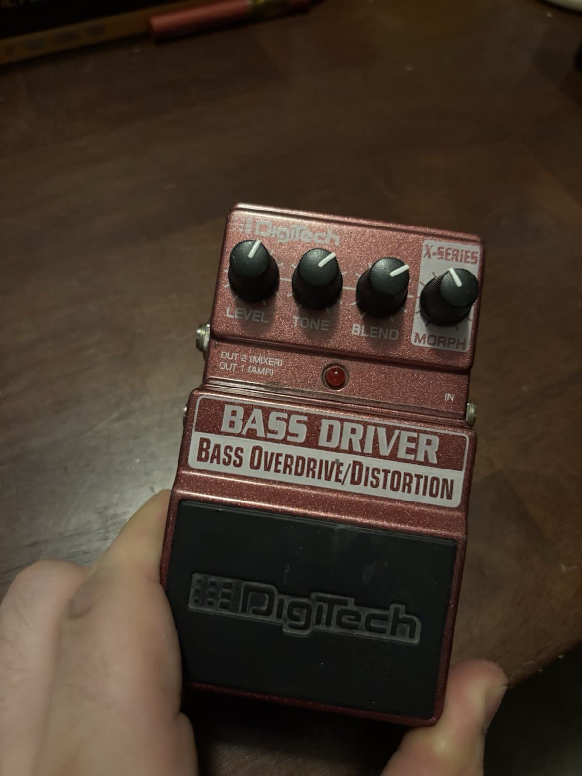 Digitech XBD X-Series Bass Driver Overdrive Distortion Guitar Effect Pedal