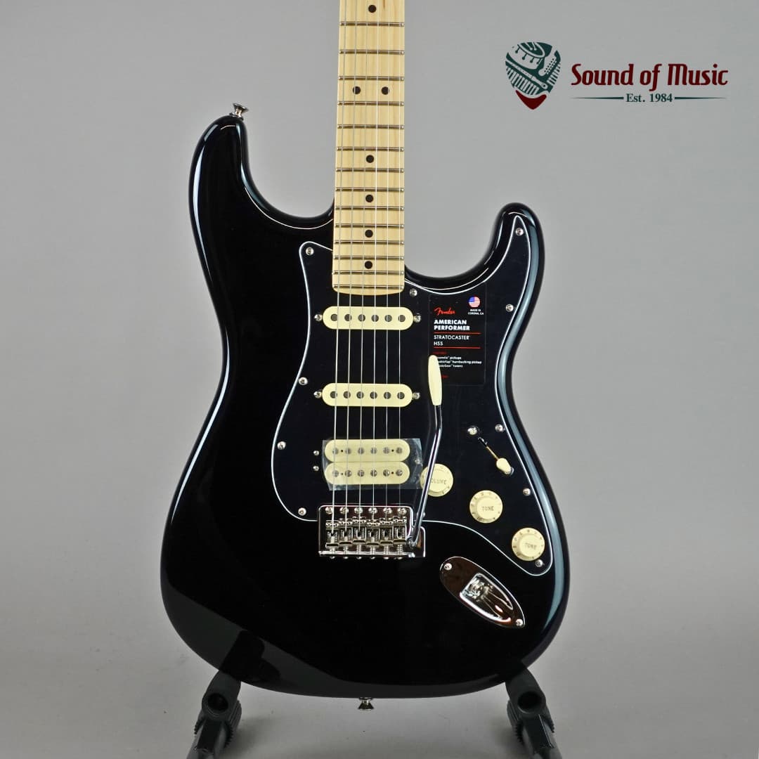 Fender American Performer Stratocaster HSS, Maple Fingerboard - Black (Used)