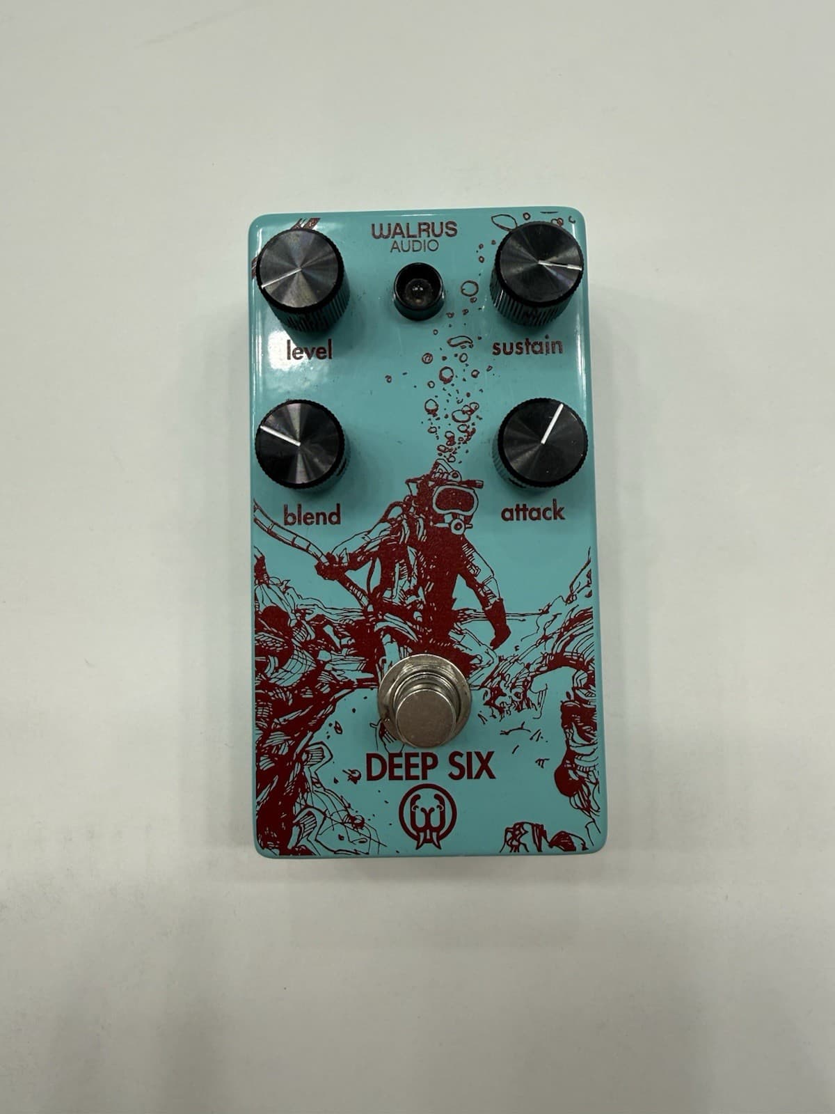 Walrus Audio Deep Six V1 Compressor Sustainer Compression Guitar Effect Pedal