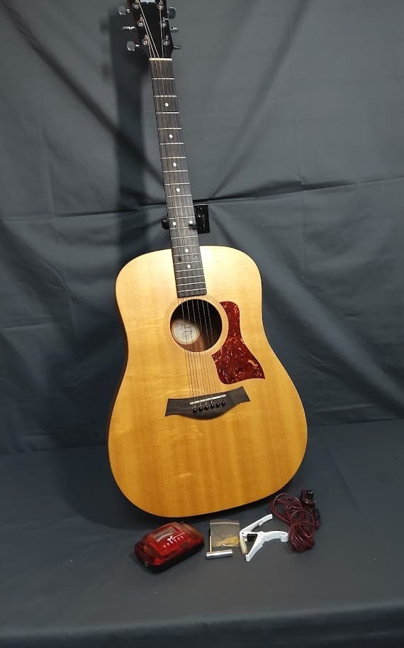 taylor acoustic guitar and hard case