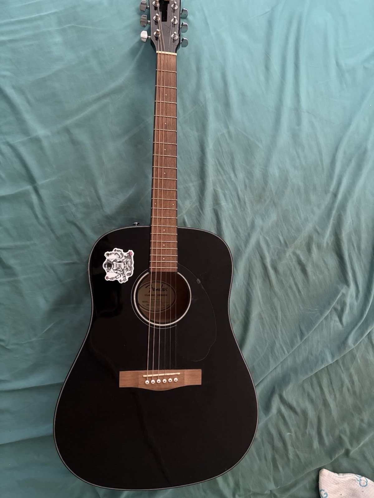 Fender CD-60 6-String Acoustic Guitar - Black