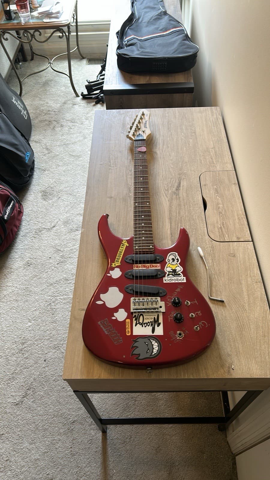 Schecter Guitar Research LG33 Late 90's Metallic Red