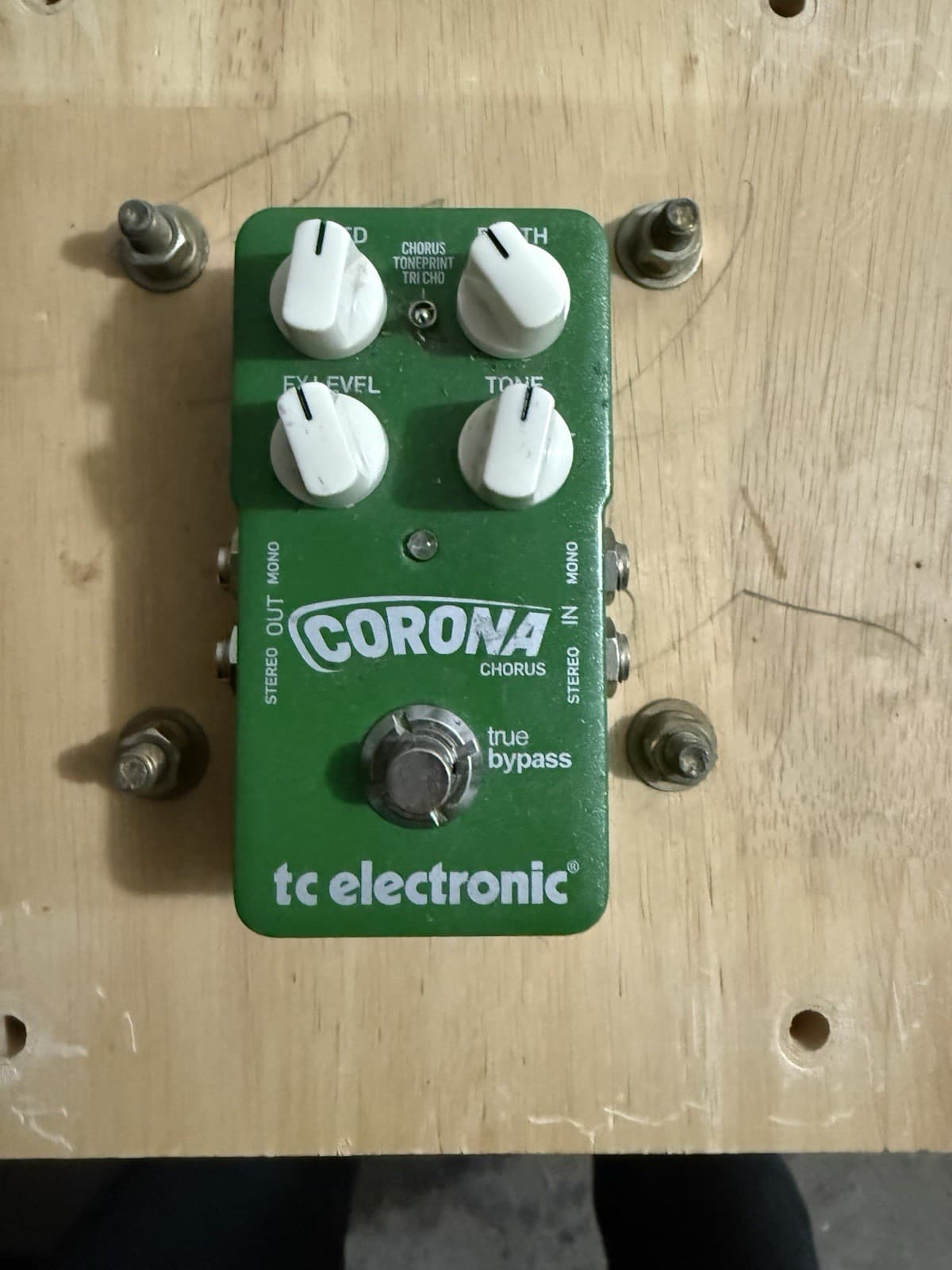 TC Electronic Corona Chorus Guitar Effect Pedal Used Excellent Condition No Box