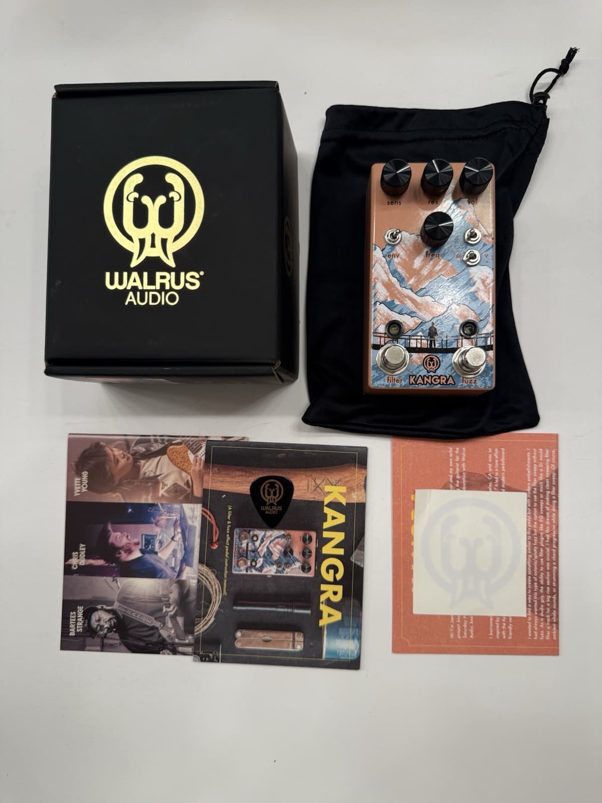Walrus Audio Kangra Filter Fuzz Octave Guitar Effect Pedal + Original Box