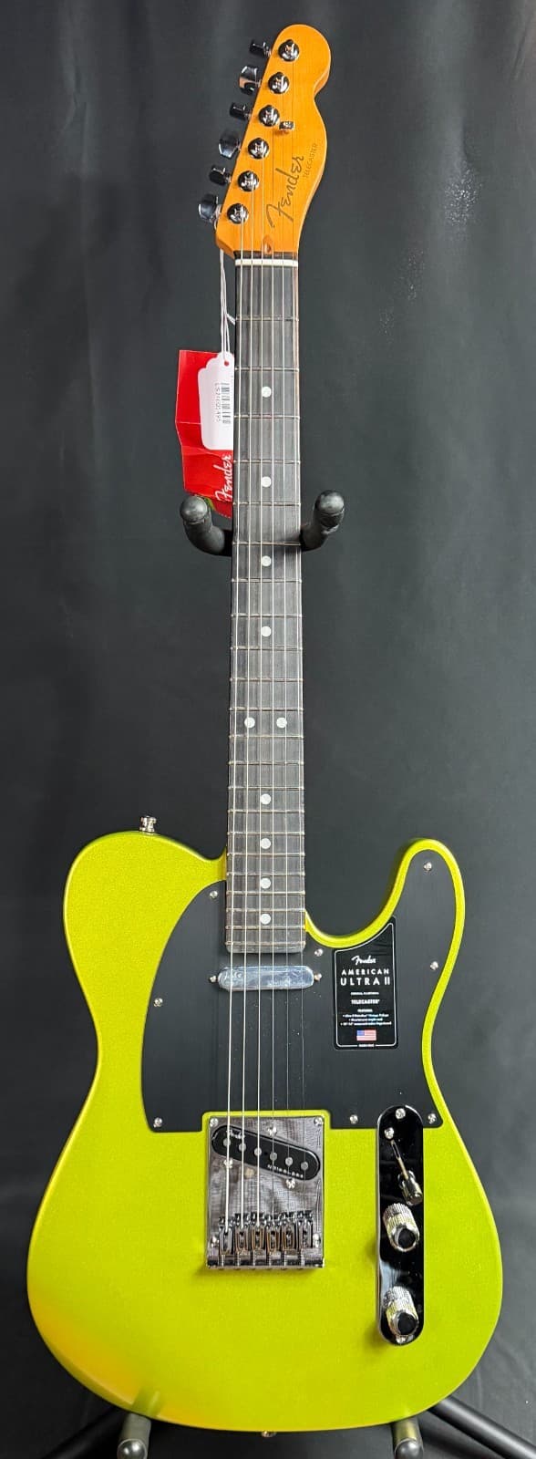 Fender American Ultra II Telecaster Electric Guitar Solar Flare Finish (495)