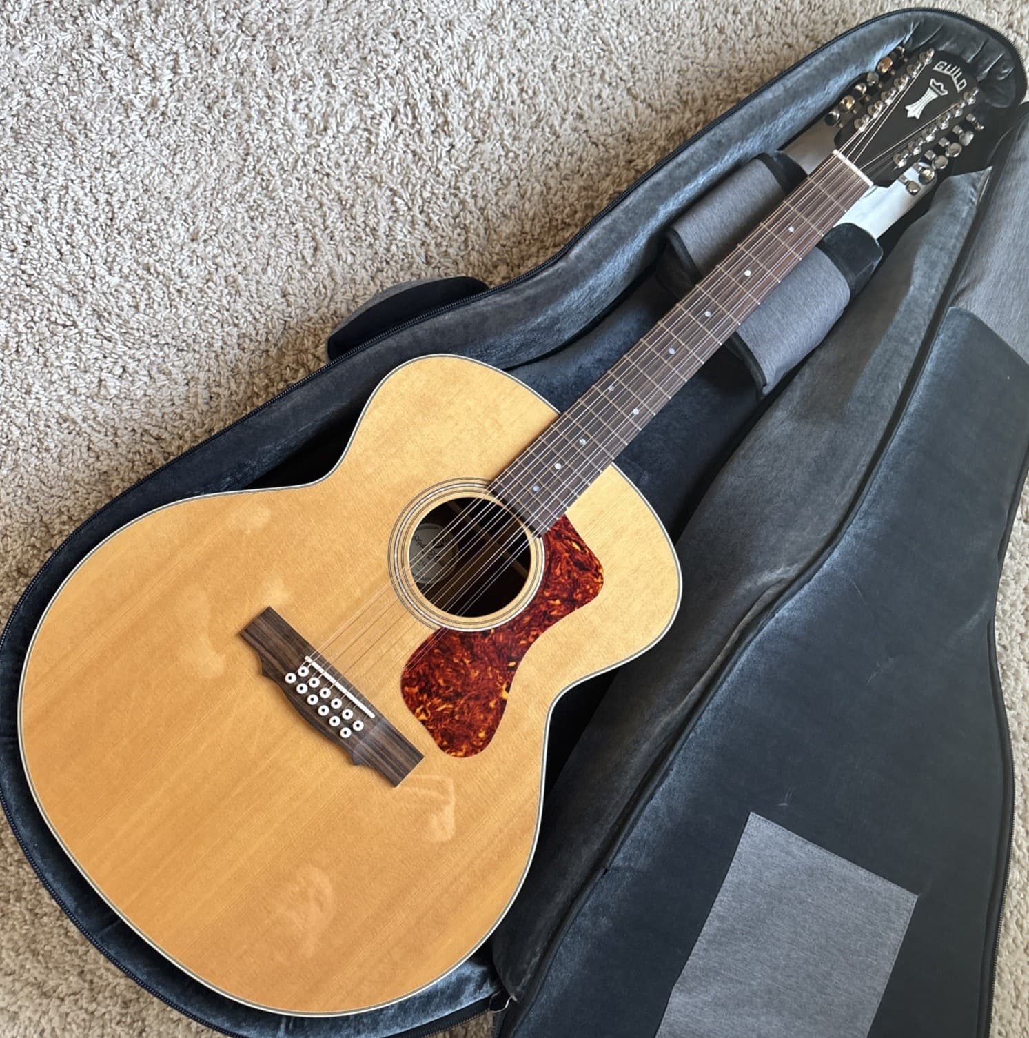 Guild F-1512 Westerly Collection 12-String Jumbo Acoustic Guitar Natural