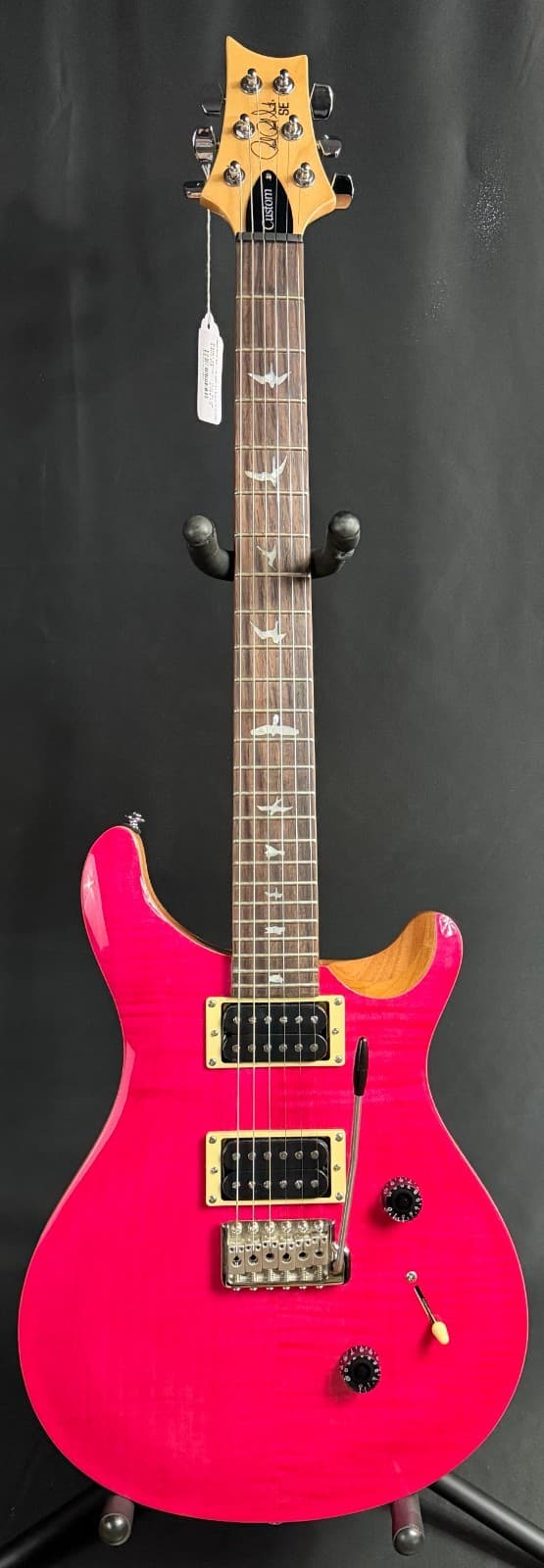 PRS SE Custom 24 Electric Guitar Bonnie Pink Finish w/ Gig Bag