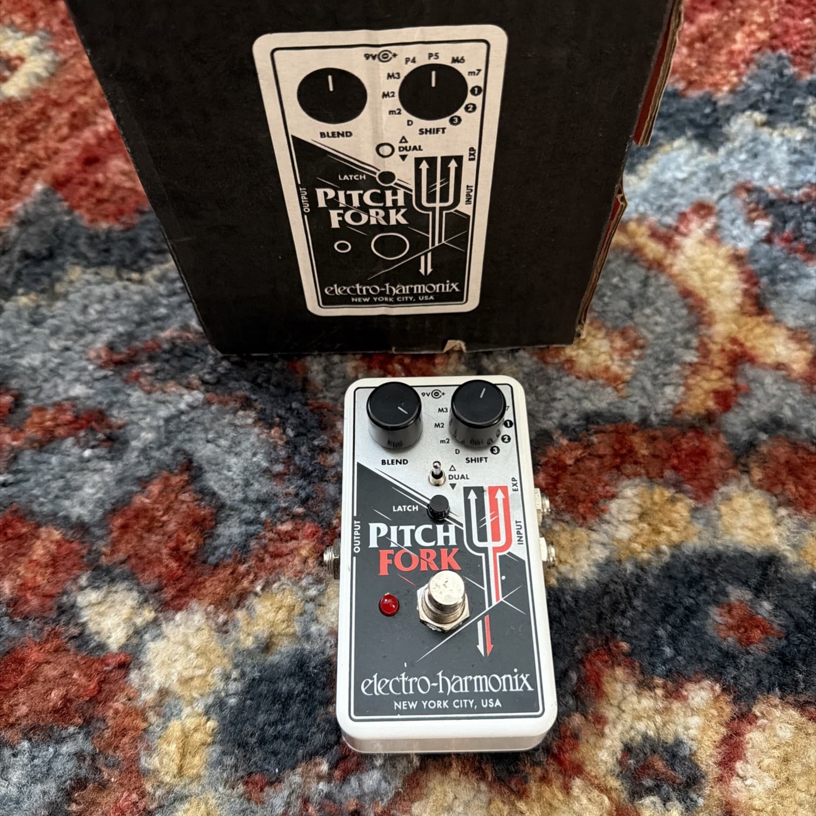 Used Electro-Harmonix EHX Pitch Fork Polyphonic Shifter Guitar Pedal Pitchfork