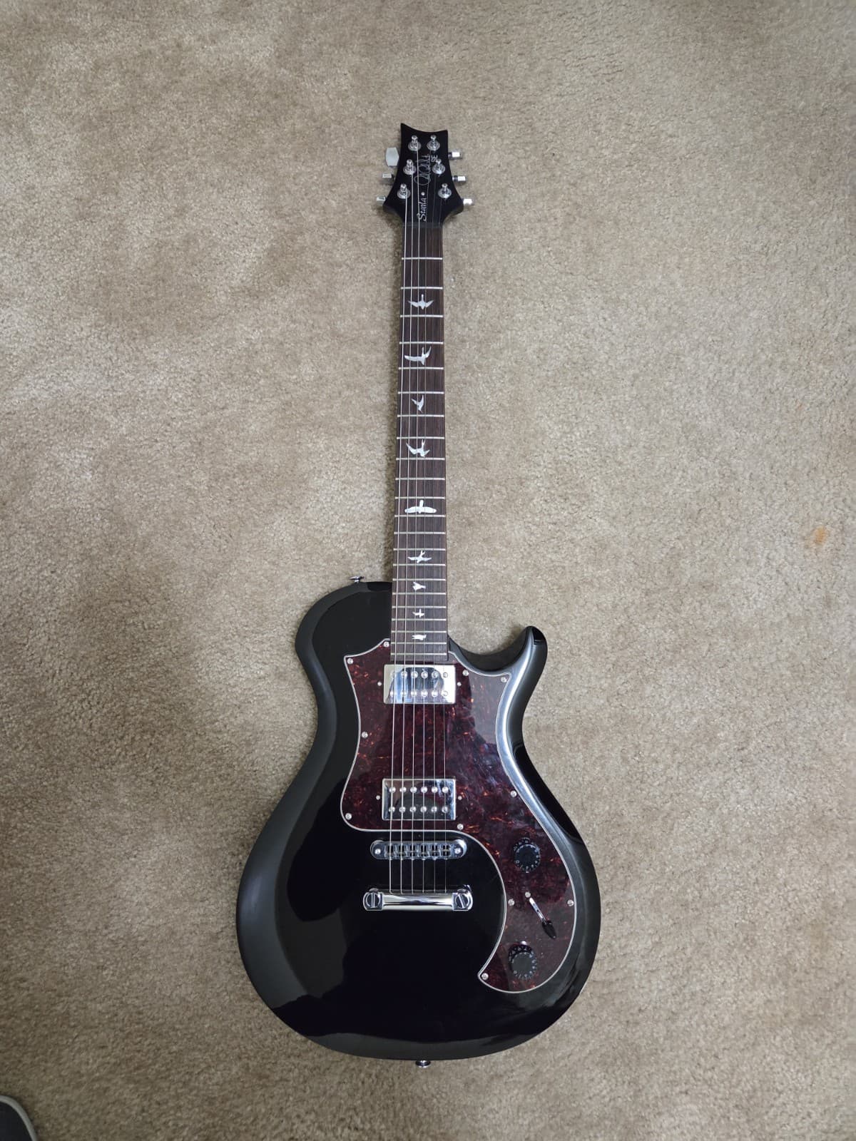 Paul Reed Smith PRS SE Starla Stoptail Black Electric Guitar + Case