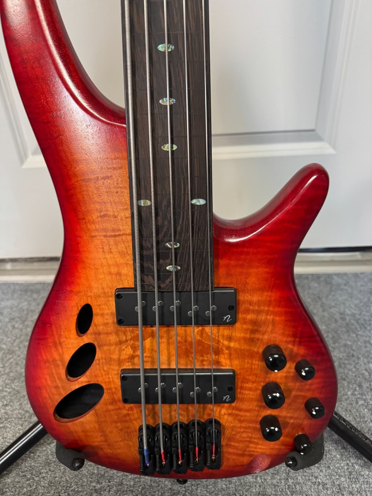 Ibanez SR Bass Workshop 5 string fretless bass guitar